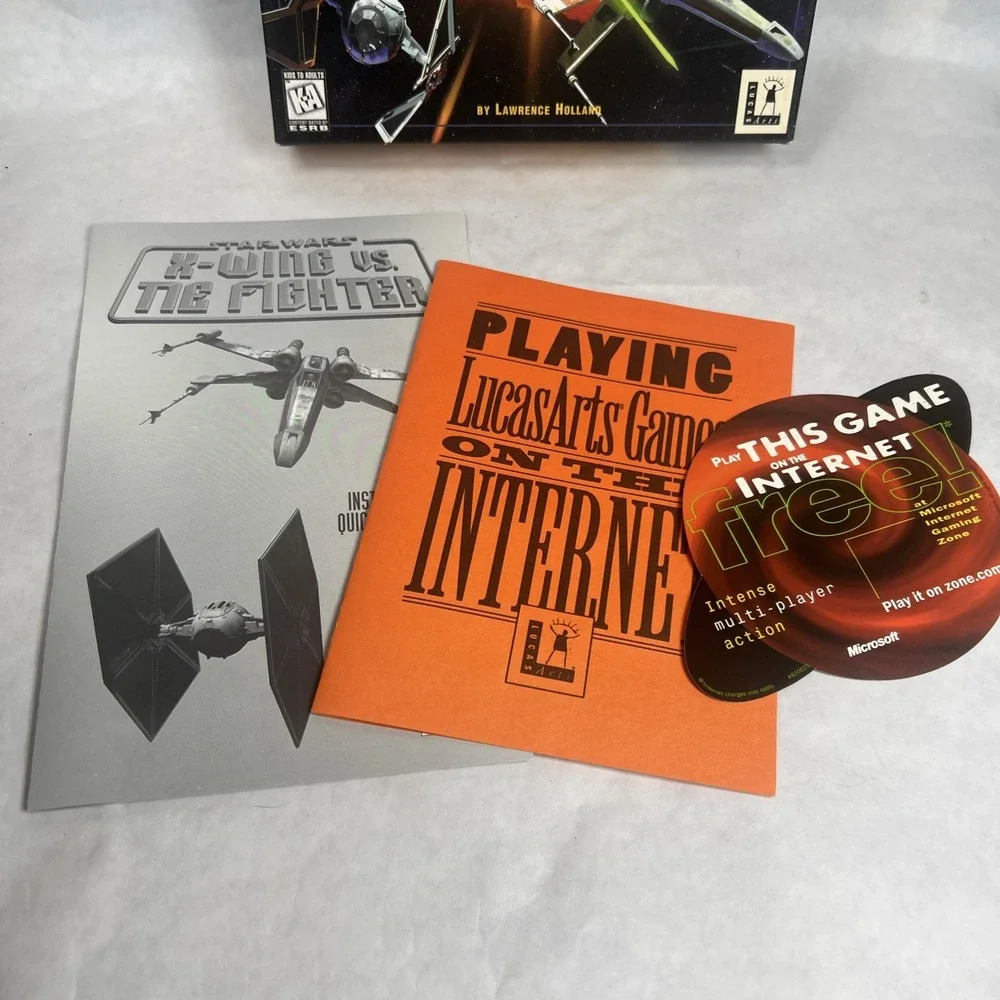 Star Wars X-Wing‎ vs. Tie Fighter Big Box PC. BOX and INSERTS ONLY.